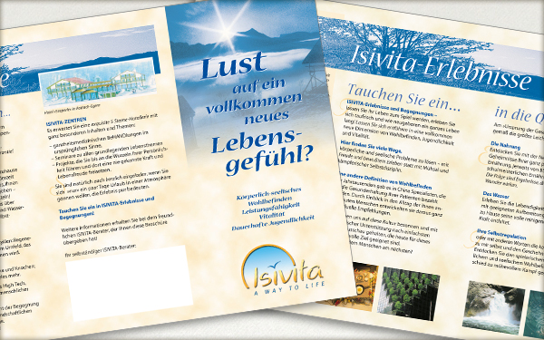 Abbildung von Flyer für Isivit GmbH, Mediendesign von designformat